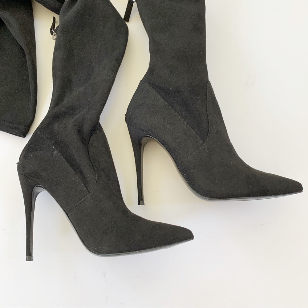Steve Madden Dominique Vegan Over the Knee Boots - Picture 12 of 14